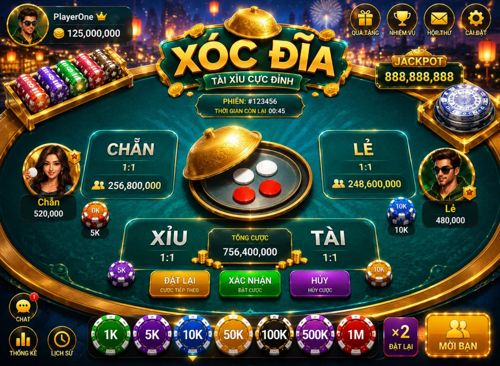 xóc đĩa hitclub