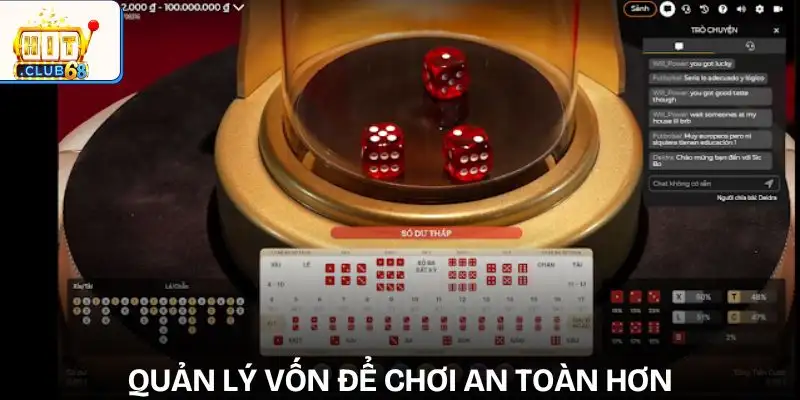 xac suat tai xiu sicbo biet cach quan ly von